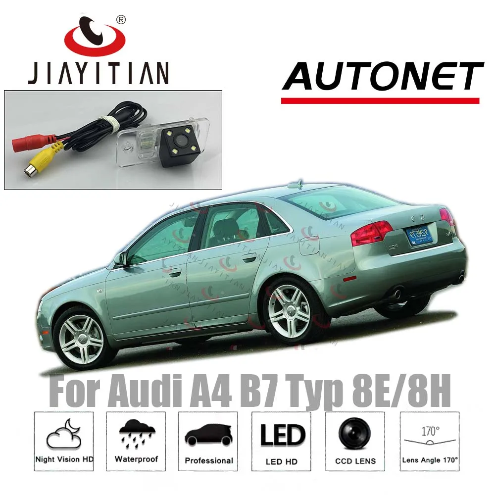 

Камера заднего вида JIAYITIAN для Audi A4, B7, Typ 8E/8H, 2004-2008 ПЗС, ночное видение, резервная парковочная камера, номерной знак