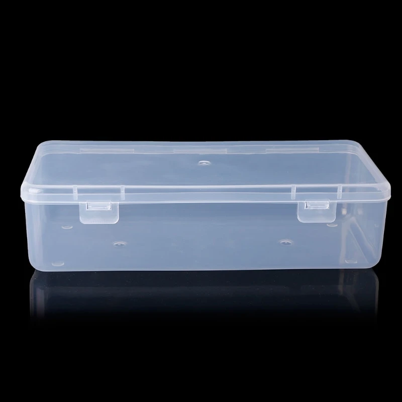 Rectangle Plastic Storage Case Collection Box Jewelry Beads Container Business Cards Box Hardware Tools Accessories Organizer