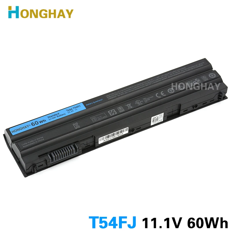 Honghay T54FJ 60Wh Laptop Battery for DELL Latitude E5420 E5430 E5520 E5530 E6420 E6430 E6520 E6530 T54F3 8858X 5525 5720 7420