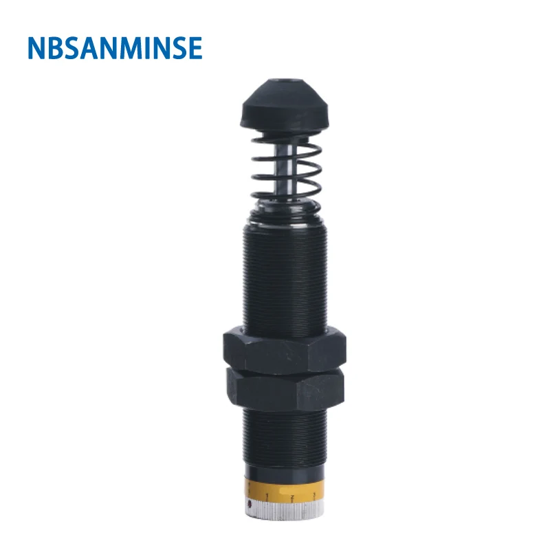 NBSANMINSE AD Adjustable Shock Absorber without Cap / With Cap for Pneumatic Hydraulic Application