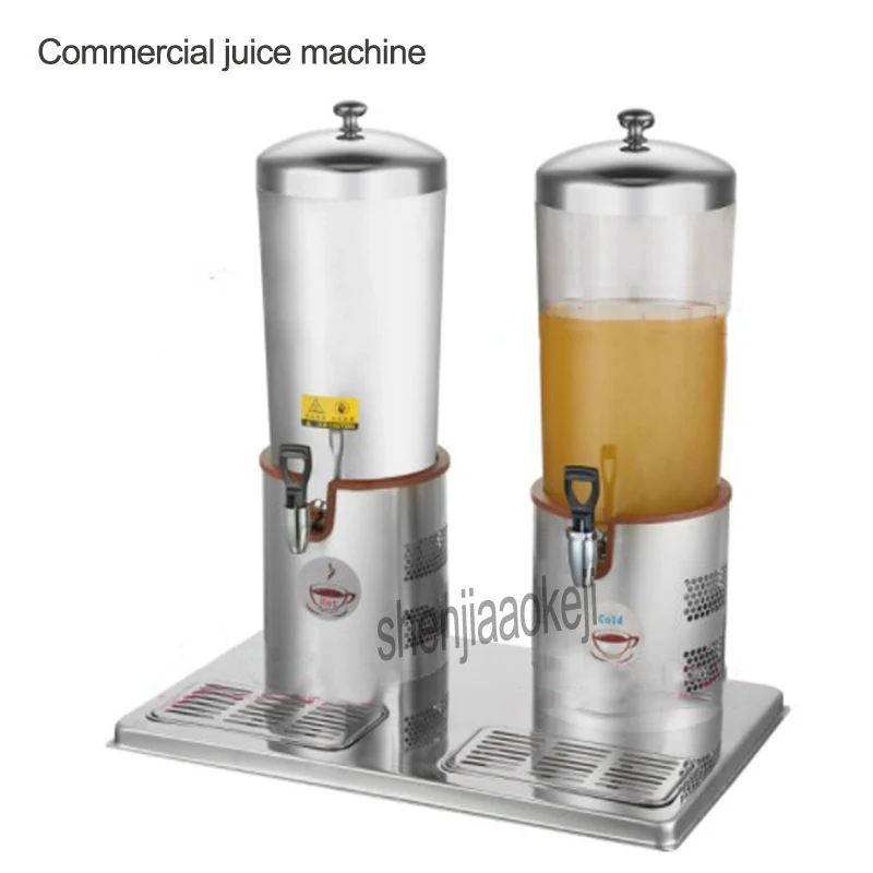 آلة عصير المشروبات الباردة التبريد / آلة العصير التجارية الدافئة المصنوعة من الفولاذ المقاوم للصدأ متعددة الوظائف معدات بوفيه المطاعم
