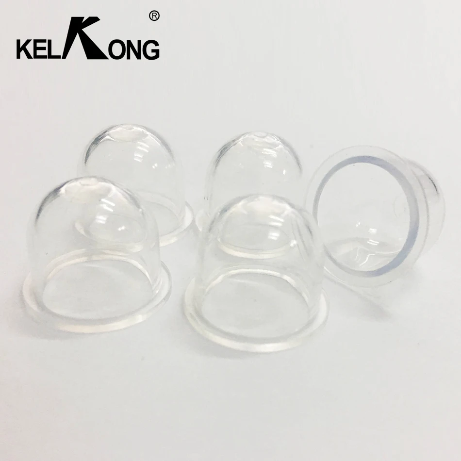 KELKONG Transparent 5PCS 22mm OD Option Fuel Pump Carburetor Primer Bulb Cup For Chainsaws Blower Trimmer Brushcutter