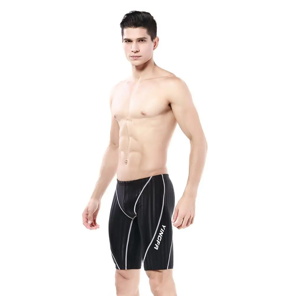 Yingfa FINA costumi da bagno da competizione da corsa Jammer impermeabile resistente al cloro costumi da bagno competitivi bambini ragazzi slip da