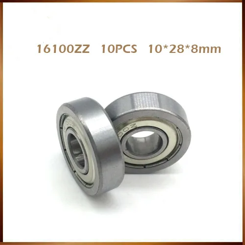 

Free shipping 10PCS 16100-2Z 10x28x8mm ball bearing bike wheels bottom bracket repair bearing motor bearing 16100