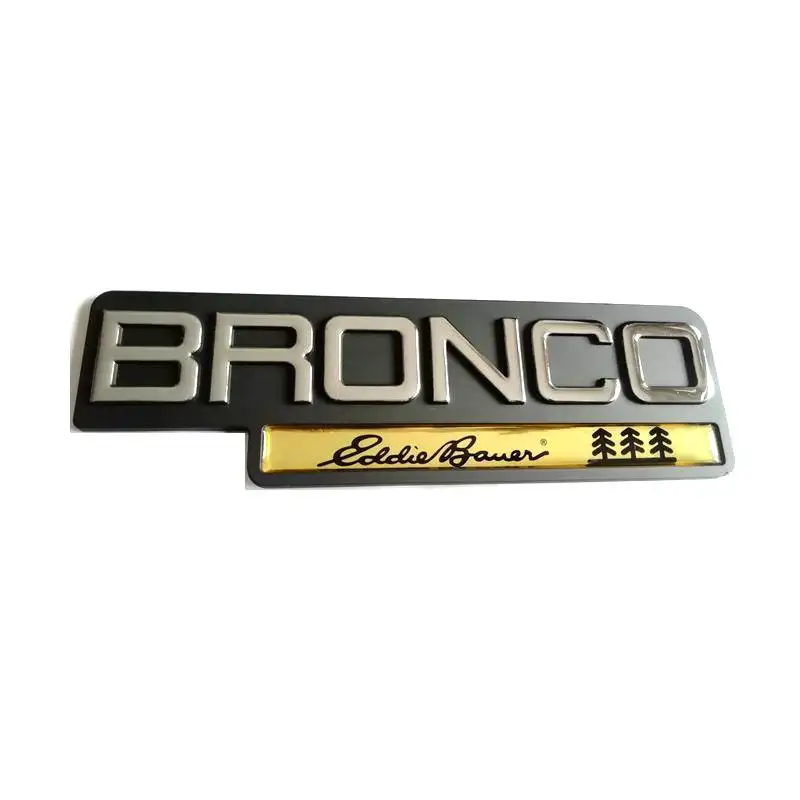 

ABS Plastic BRONCO Eddie Bauer Car Sticker Emblem Badge Embleme Emblema