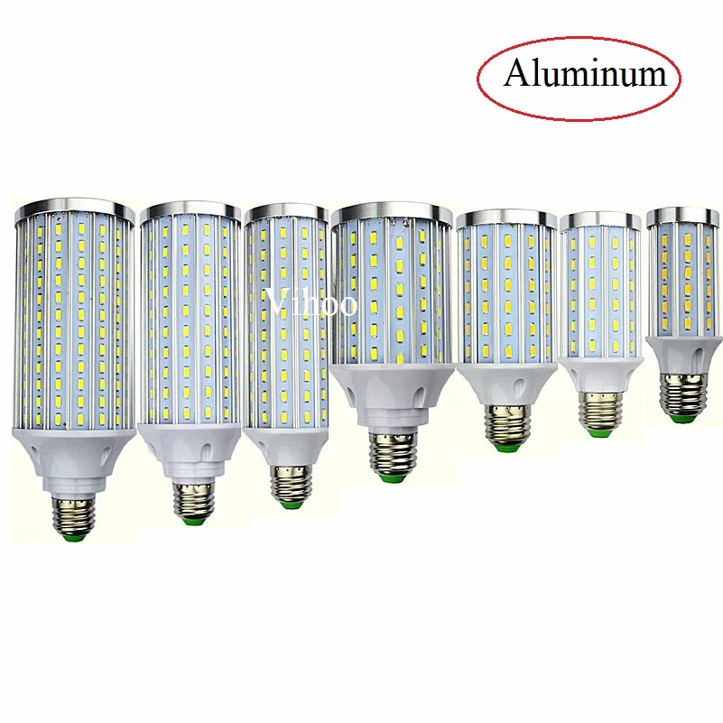 

Aluminum alloy 12w 15w 20w 30w 40w 50w 60w 80w Led lamp E27 B22 E40 100lm/w 50/60hz Corn bulb 110v 220v 240v lighting light 5Pcs