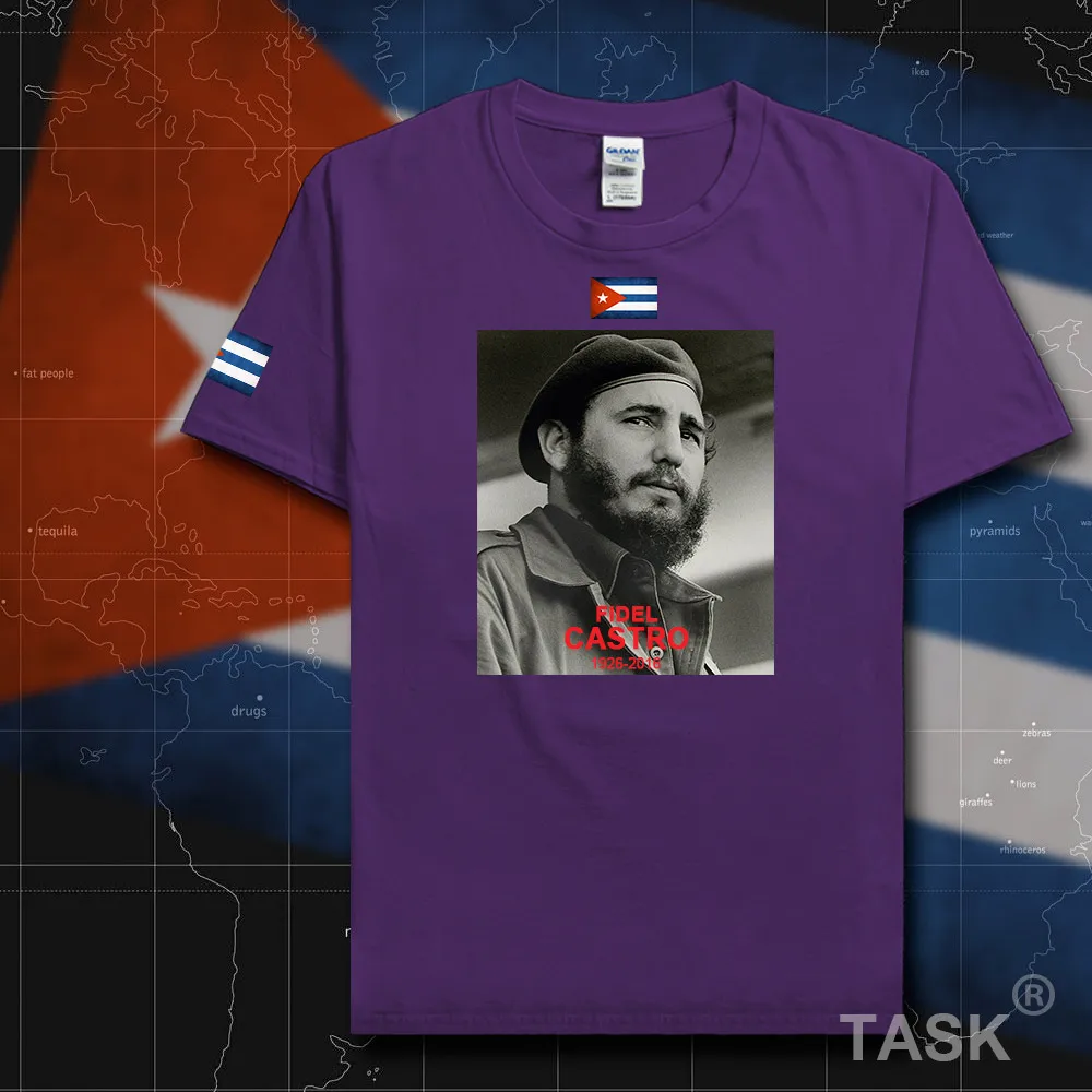 Fidel Castro men t shirt 2018 jerseys memorial Cuba Cuba Che guevara tshirt 100% cotton fitness t-shirts clothing casual summer