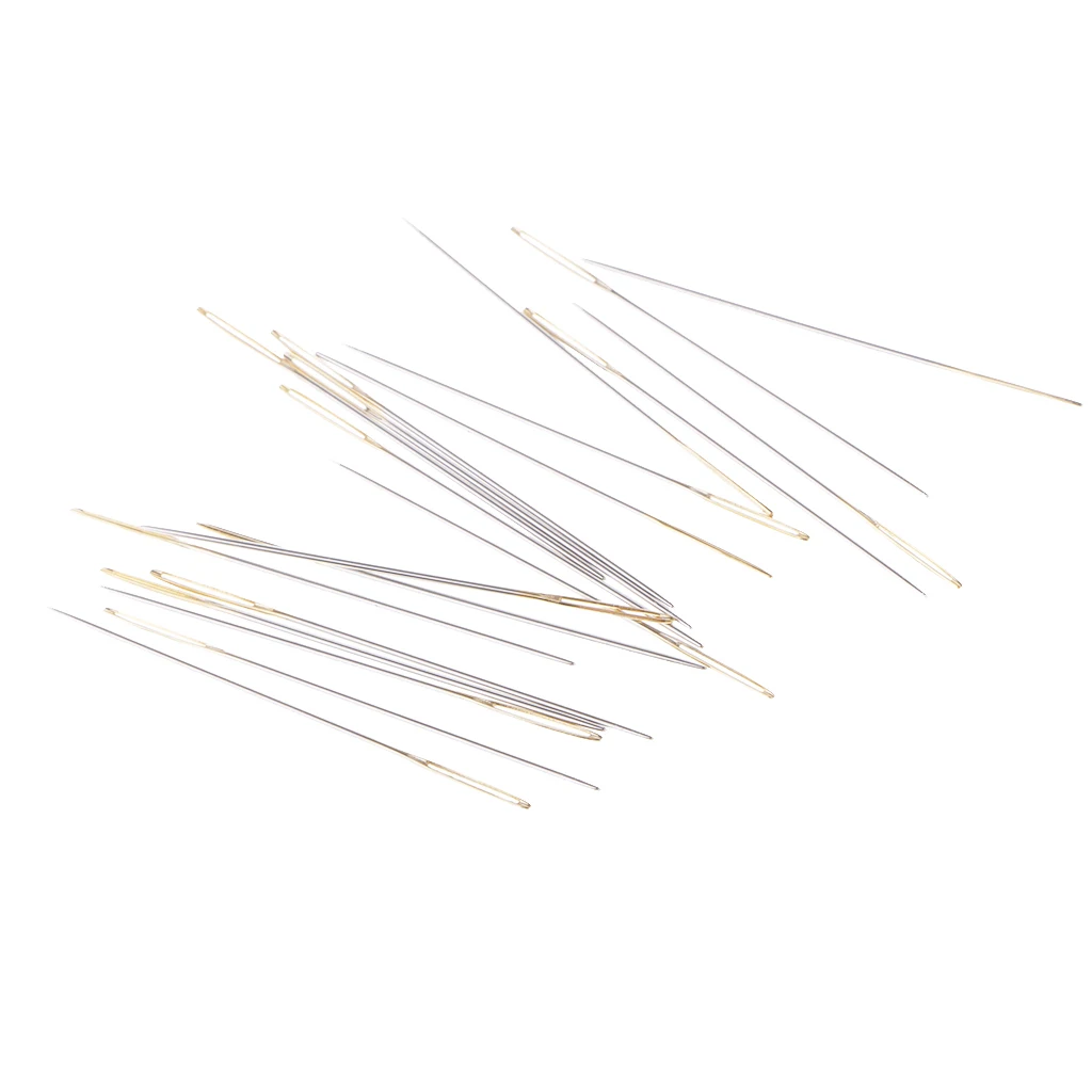 20 Pieces Large-eye Cross Stitch/Embroidery Hand Needles for Embroidery Mending Quilt 28#