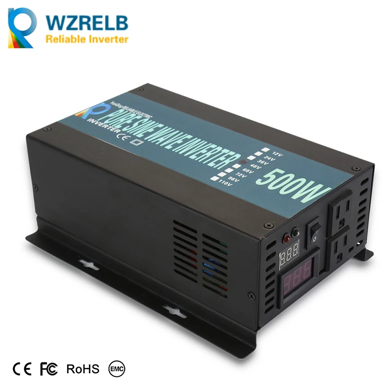 Micro Grid Tie Inverter 12V/24V 500W Peak Power Inverter Voltage Convertor Transformer 48V Automatic Adaptable