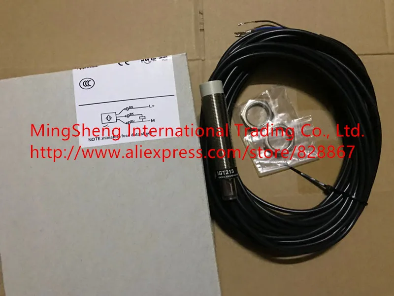 

Original new 100% proximity switch IGT213 IGKC012-ASKG/M/V4A/10M/WH 10-30VDC 200mA sensor switch