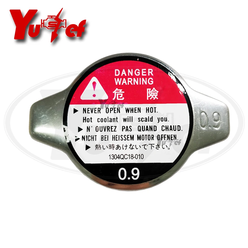 YUSSEF Car Motorcycle Thermo Radiator Cap Tank Cover Big small Head Temperature Gauge with Utility Safe 0.9 and 1.1 and 1.3 bar