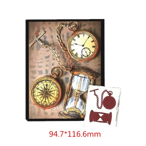 Металлические трафареты для скрапбукинга Retro Goggles Hourglass