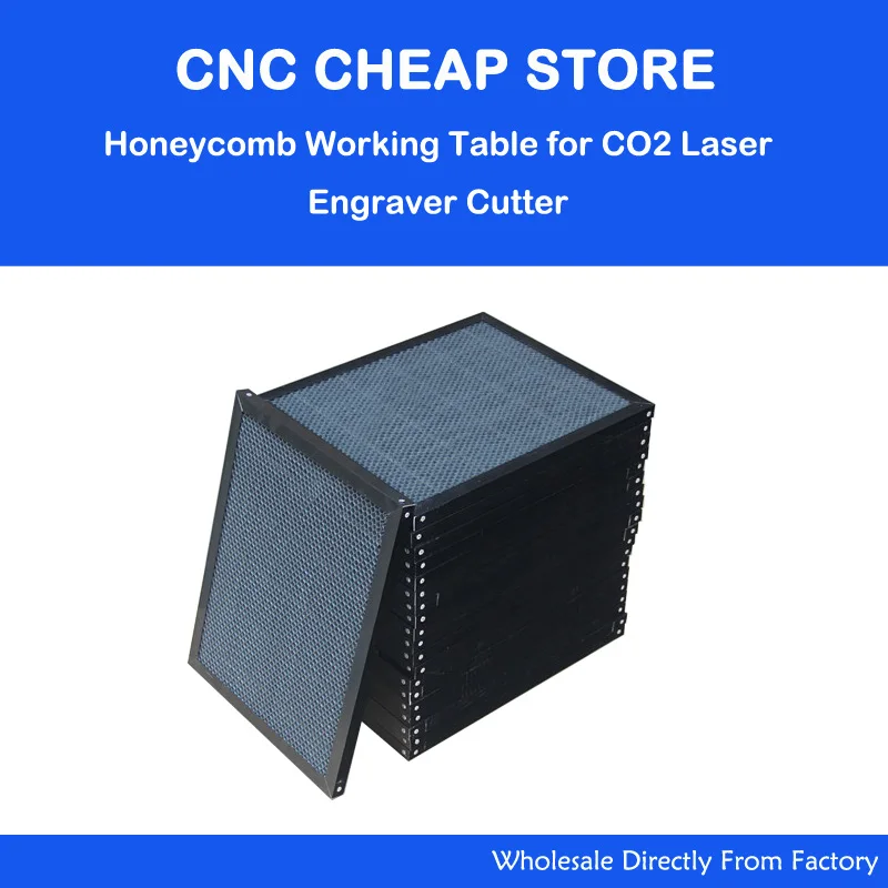 300x500mm Tổ Ong Bàn Máy Laser Mật Ong Lược CO2 Laser Khắc Cắt Lưới Thép Không Gỉ cho Dán Cong Cắt máy