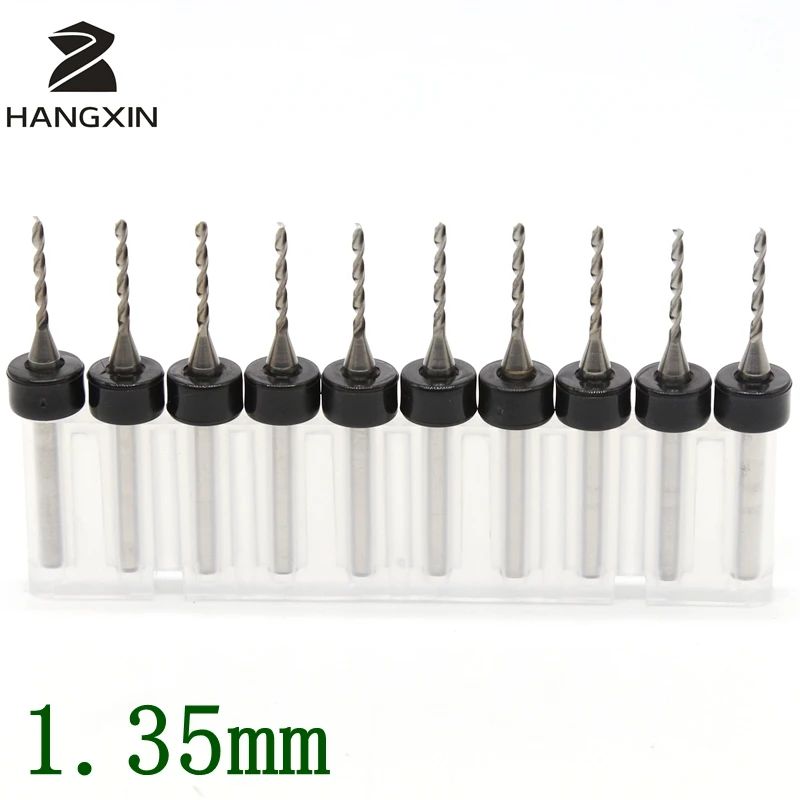 1.35mm PCB Drill Kit Tool 10PCS Tungsten Carbide Metal CNC Router Wooden Laser Cutting Machine Accessories Stepped drill