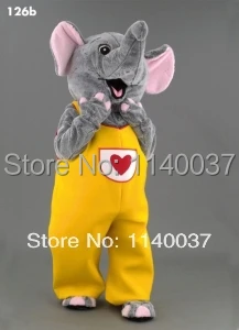 Maskottchen Elefant maskottchen kostüm nach kostüm cosplay Cartoon Charakter karneval kostüm phantasie Kostüm party