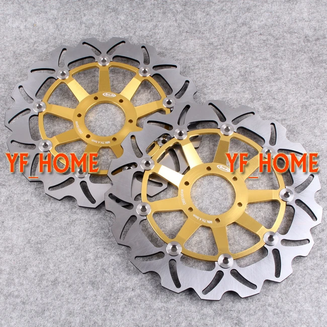 Front Brake Disc Rotors For Honda XL1000V Varadero ABS 2004 2005 2006 2007 2008 2009 2010 2011 & VFR 800 VTEC ABS 2002 - 2013