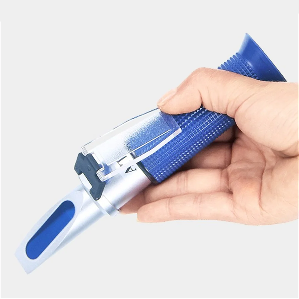 

Brix 0-80% milk Fruit sweetness meter Tester Handheld refractometer Automatic temperate compensation