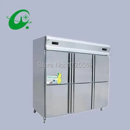 

Six double-temperature refrigeration refrigerator freezers chinese kitchen refrigerator freezer