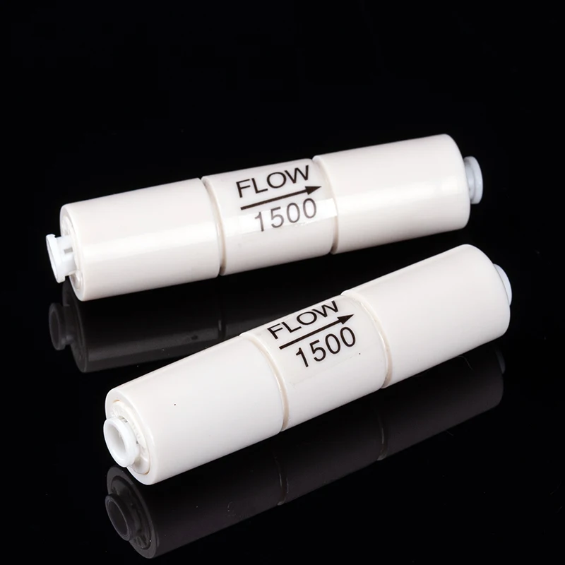 Ro fluxo 300/450/1500cc restritor com 1/4 "pe mangueira conector rápido osmose reversa aquático encaixe ro peças de filtro de água