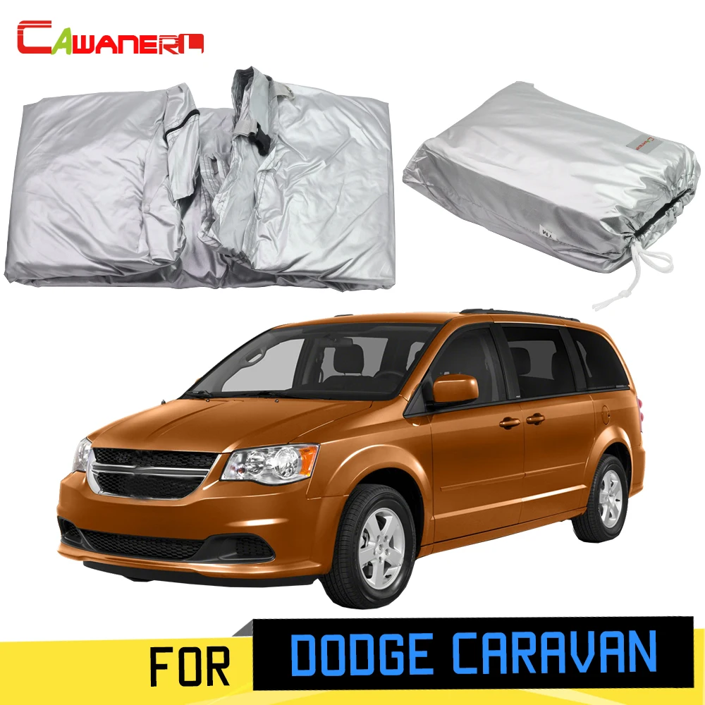 Cawanerl For Dodge Caravan 1984-2019 Full Car Cover Anti-UV Sun Rain Snow Scratch Resistant Cover Windproof