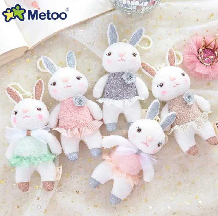 18cm Metoo Doll Stuffed Toys Plush Animals Kids Toys for Girls Children  Kawaii Baby Plush Toys Cartoon Angela Rabbit Soft Toys