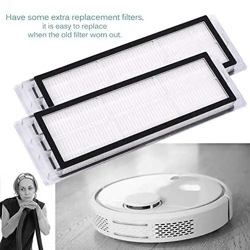 Thay Thế 2 Chiếc Có Thể Rửa Màng Lọc HEPA Cho Robot 1 2nd Thế Hệ Nhà Càn Quét Robot Hút Bụi Phần