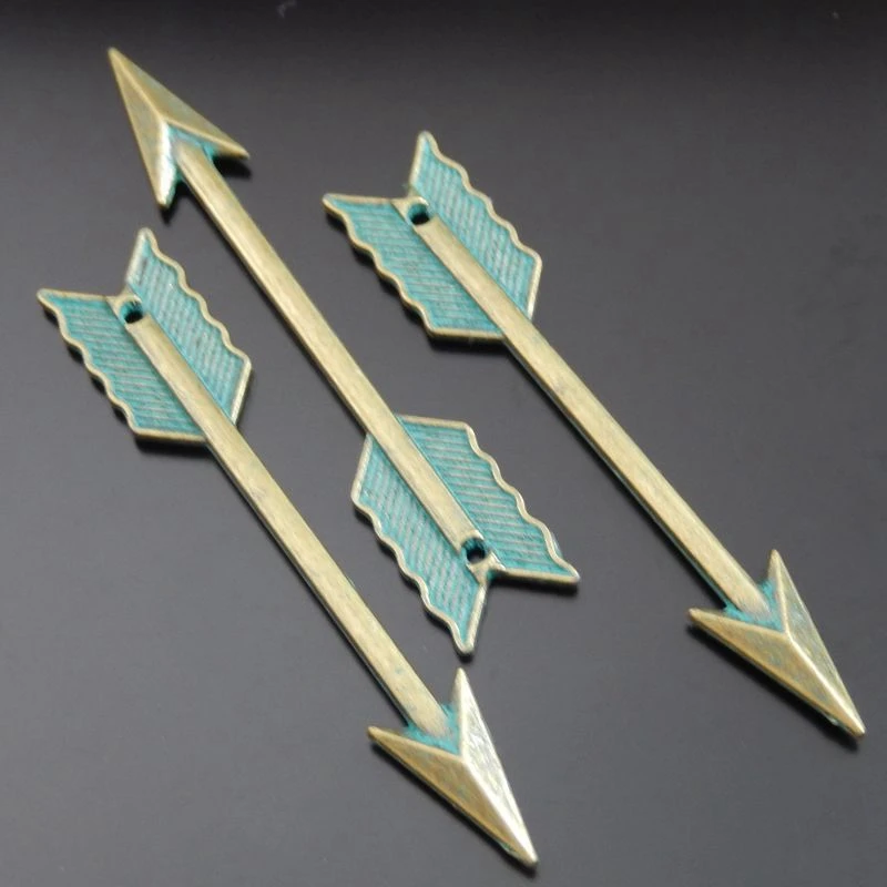 Graceangie 8pcs Antique Bronze Tone Ancient Arrow Charms Finding Fit Jewelry Making Accessory Findings Pendant 39953