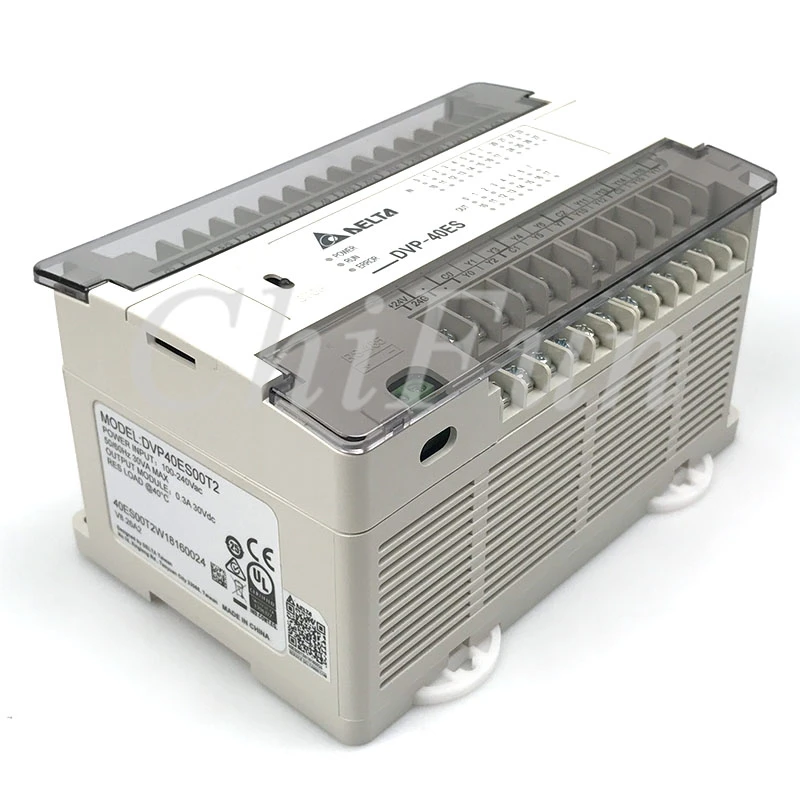 Envío gratuito Delta nuevo Original DVP40ES00T2 PLC 40 puntos 24DI 16DO NPN transistor salida controlador programable
