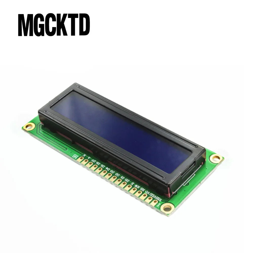 LCD 1602 blue screen Character LCD Display Module Blue Blacklight Yellow Green for arduino