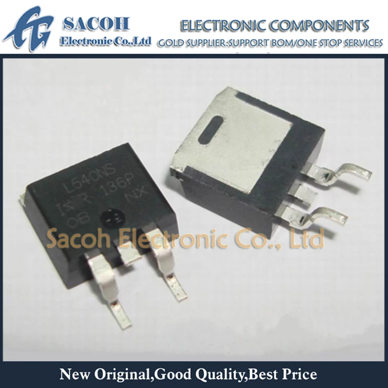 New Original 10Pcs/Lot IRF540NS F540NS IRF540S F540S IRL540NS L540NS TO-263 36A 100V Power MOSFET