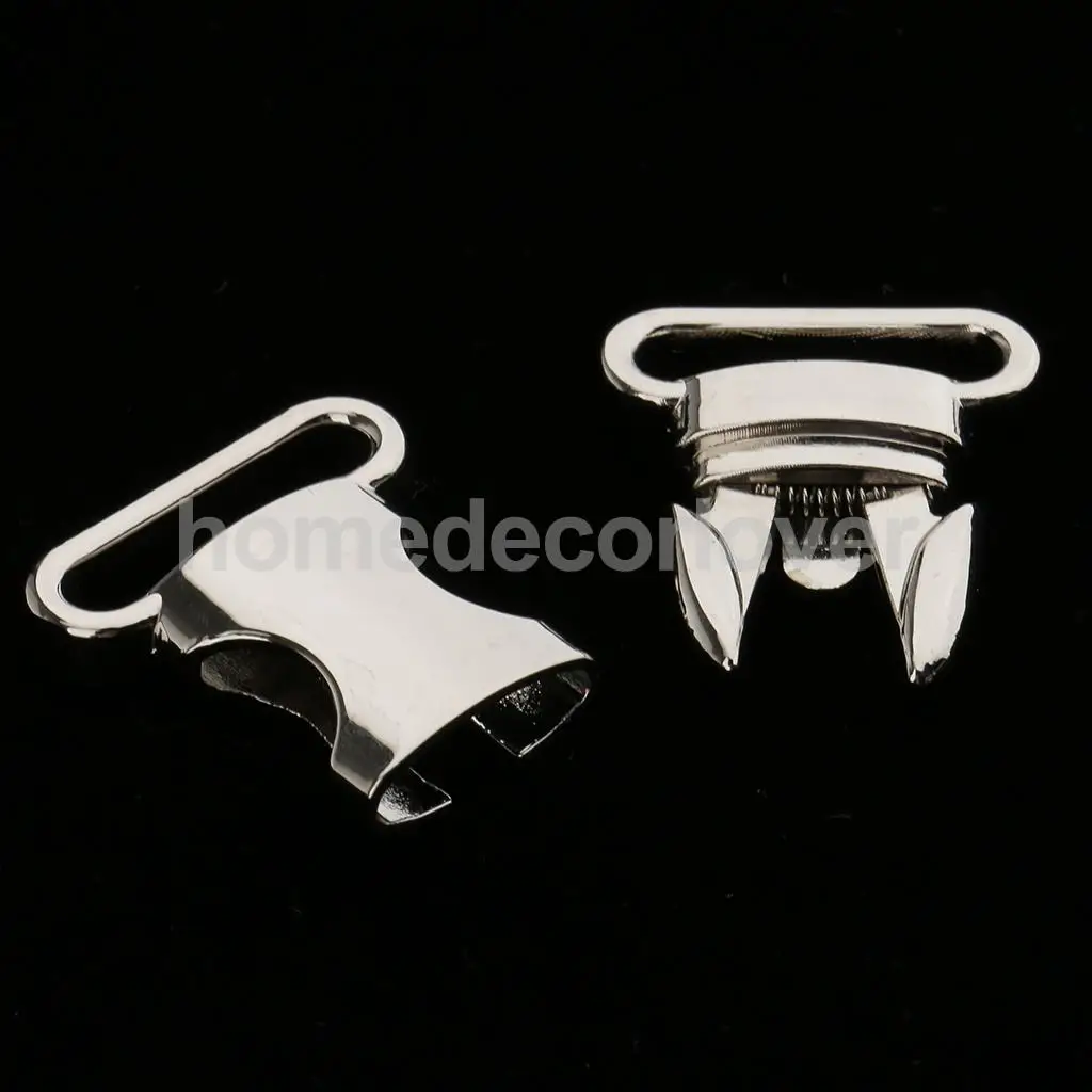 2pcs Stainless Steel Side Release Buckle for Paracord Bracelet Dog Collar Bag Clasp durable Stainless steel material