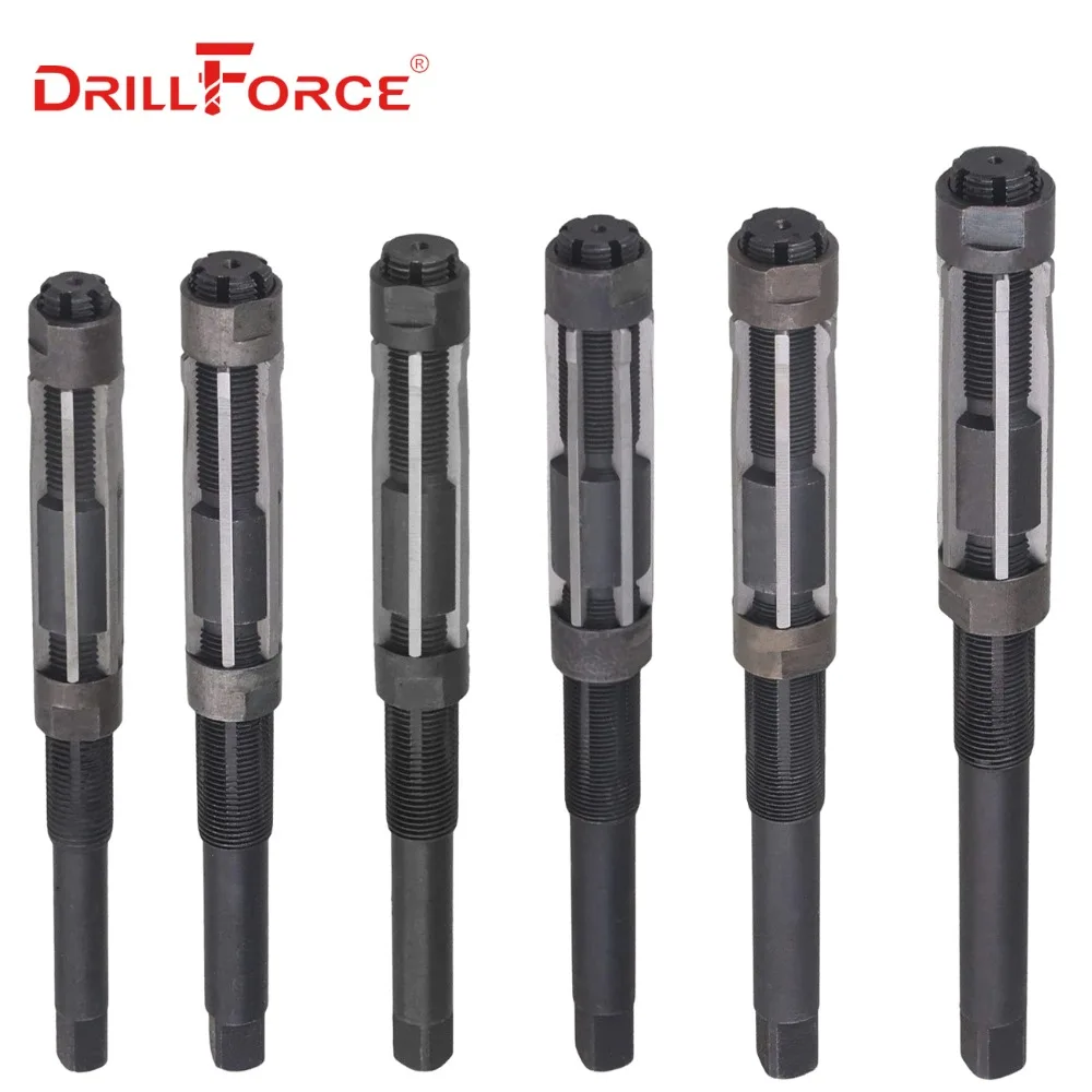 1PC Adjustable Hand Reamer HSS Size Range Alloy Steel Reamer Hand Reamer Machine Cutting Tools (26/29/30/33/38/44/54/64/74/84mm)