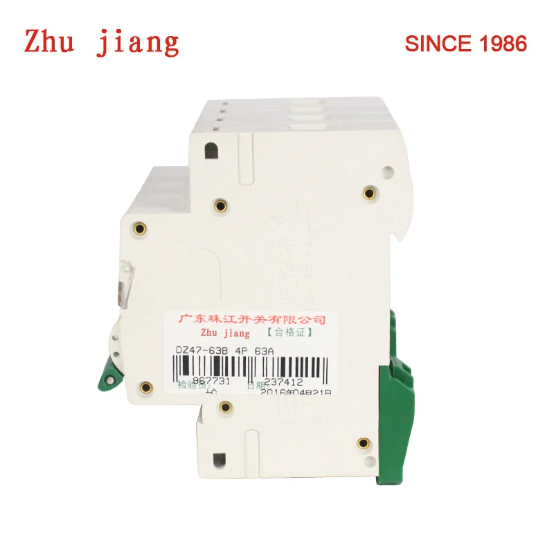 Aria interruttore automatico DZ47-63B 4P interruttore automatico MCB RCCB