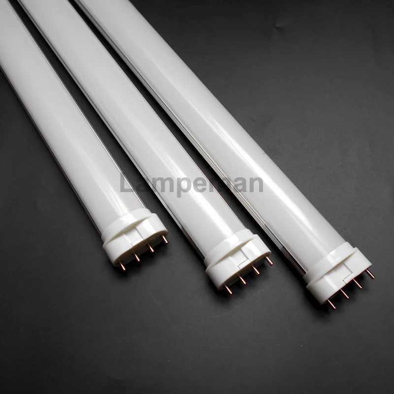 LED 2G11 Lamp Milky White / Transparent LED PL Tube Bulb Lights Clear real power 10w 12w 15w 20w 22W SMD 2835 2100-2300lm