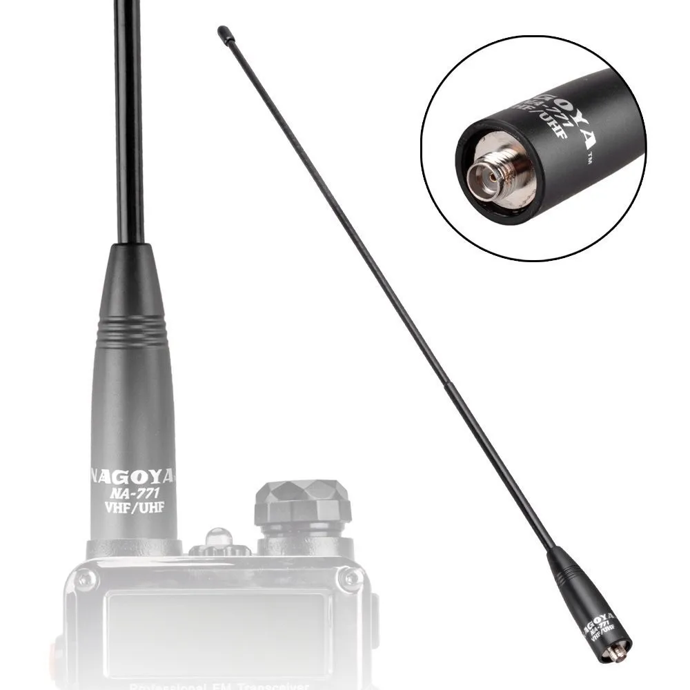 1 pair Original Nagoya NA-771 NA 771 long range antenna for Baofeng UV-5R GT-3 Yaesu Vertex SMA-Female Walkie Talkie Amplifying