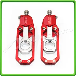 Motorcycle Chain Tensioner Adjuster fit for YAMAHA R1 YZF-R1 2007 2008 2009 2010 2011 2012 2013 2014 Red & Silver