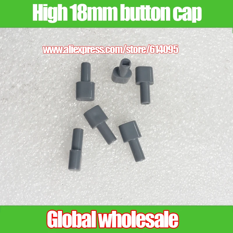 

100pcs button switch plastic cap / length 6.7mm width 5mm height 9mm square switch button cap 3.2mm hole switch key cap
