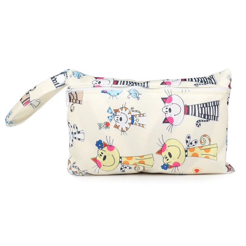 35 pattern NEW Size: 15*22.5CM Wetbags Washable Reusable Cloth diaper Nappies Bags Waterproof Swim Sport Travel Carry bag