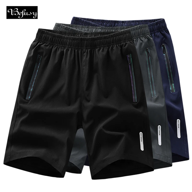 Befusy Pantalon Running Men's Swimming Trunks Surf Shorts Men Bermuda Surf Men's Sportswear Beach Short Male Quick Dry Swimsuit