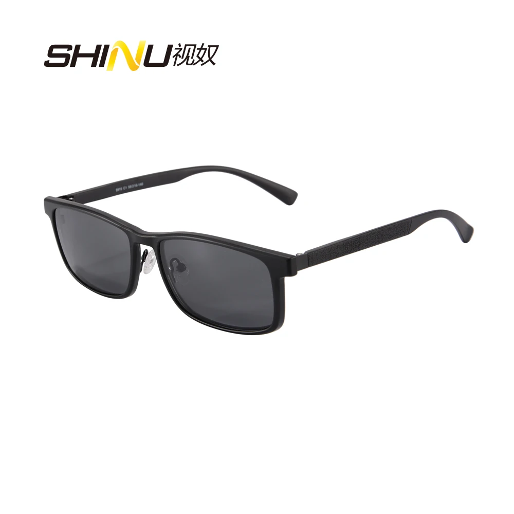 Shinu Marke progressive multifokale Lesebrille mit Clip auf Magnet Sonnenbrille für Männer verschreibung pflicht ige Brille polarisiert