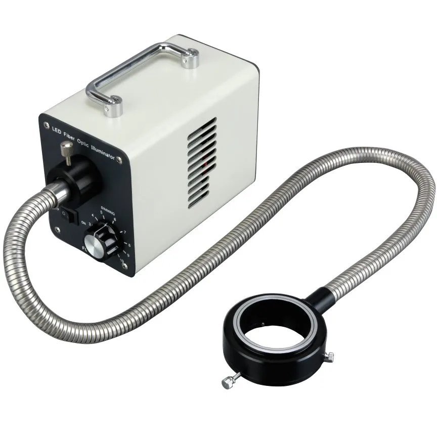AmScope 20W Светодиодный оптоволоконный уплотнительный светильник для микроскопа LED-20WR