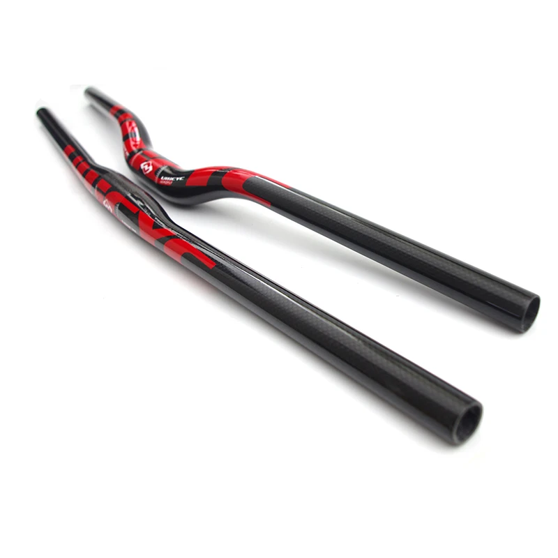 ULLICYC Carbon MTB Handlebar Cockpit Flat Or Rise 31.8*580/600/620/640/660/680/700/720mm  CB186