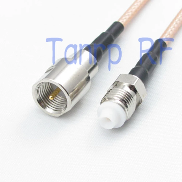 10pcs 15CM Pigtail coaxial jumper cable RG316 extension cord 6inch FME male plug to FME female jack RF adapter connector