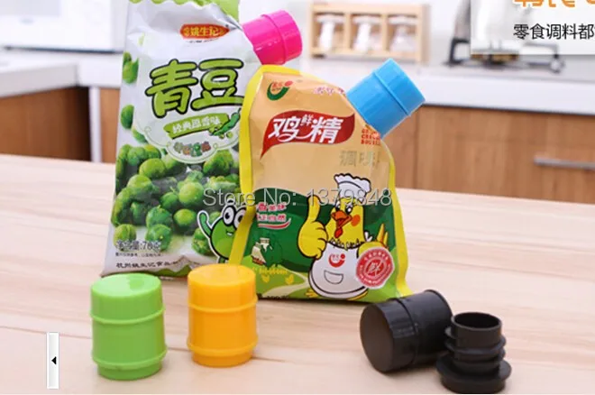 Bags Sealing Clip Food Seal Clips For Packages Kitchen Storage Organizer Discharging Mouth Cap   10PCS/LOT