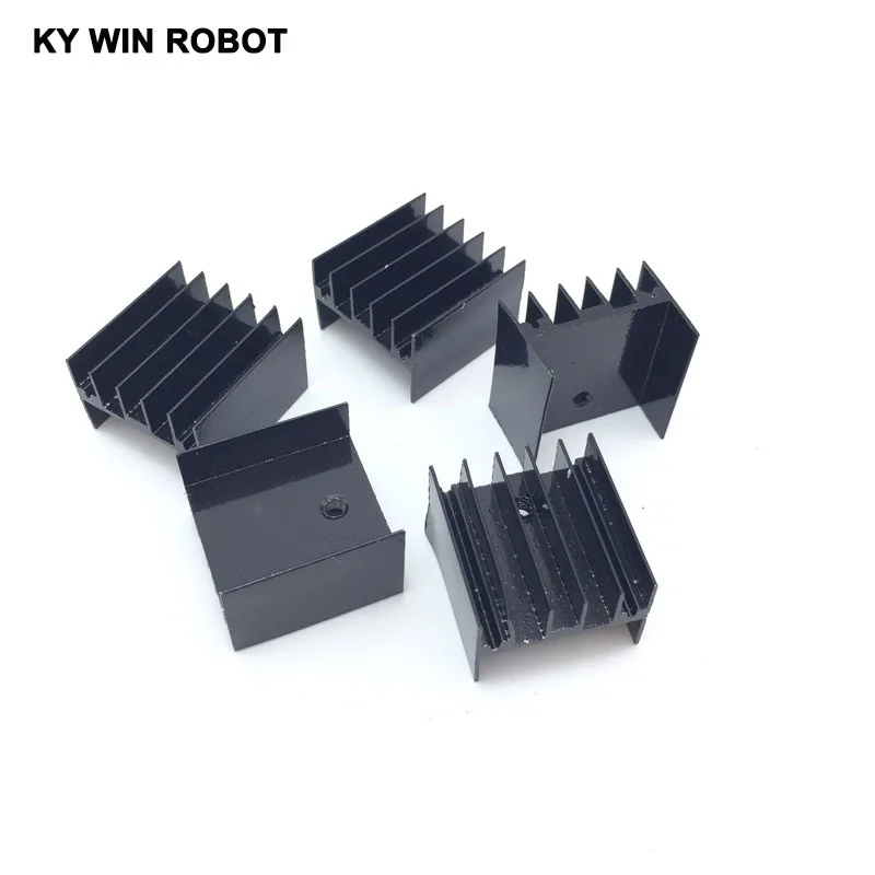 10 pcs  Aluminium TO-220 Heatsink TO 220 Heat Sink Transistor Radiator TO220 Cooler Cooling  25*23*16MM