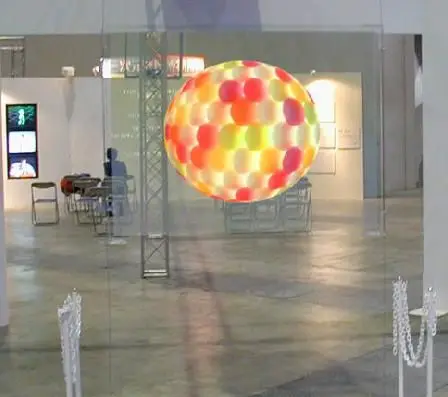 ¡Envío rápido! Película de proyección trasera holográfica transparente, lámina para escaparate, 1.524 m x 15 m