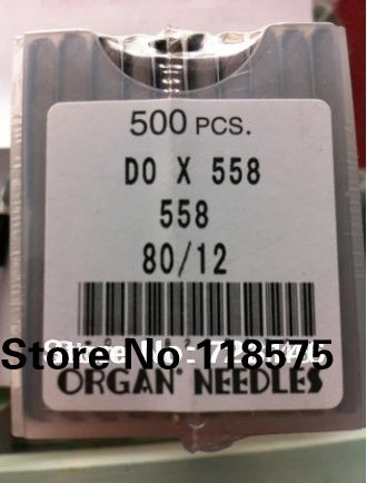 

Not Insale Top Fasion Sewing Machine Stainless Circular One Set Organ Sewing Needle Dox558 Do*558 558 80/12 Sewing Machine Parts