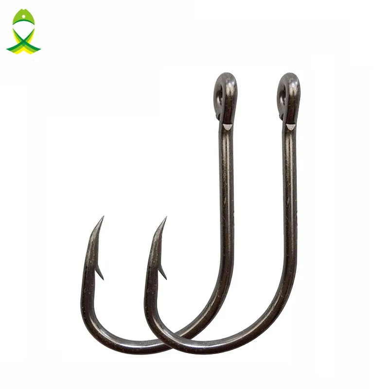 

JSM 100 шт./лот рыболовные крючки из высокоуглеродистой стали прочные черные круги для ловли карпа рыболовные аксессуары крючок 9260 Размер 2/0 -8/0