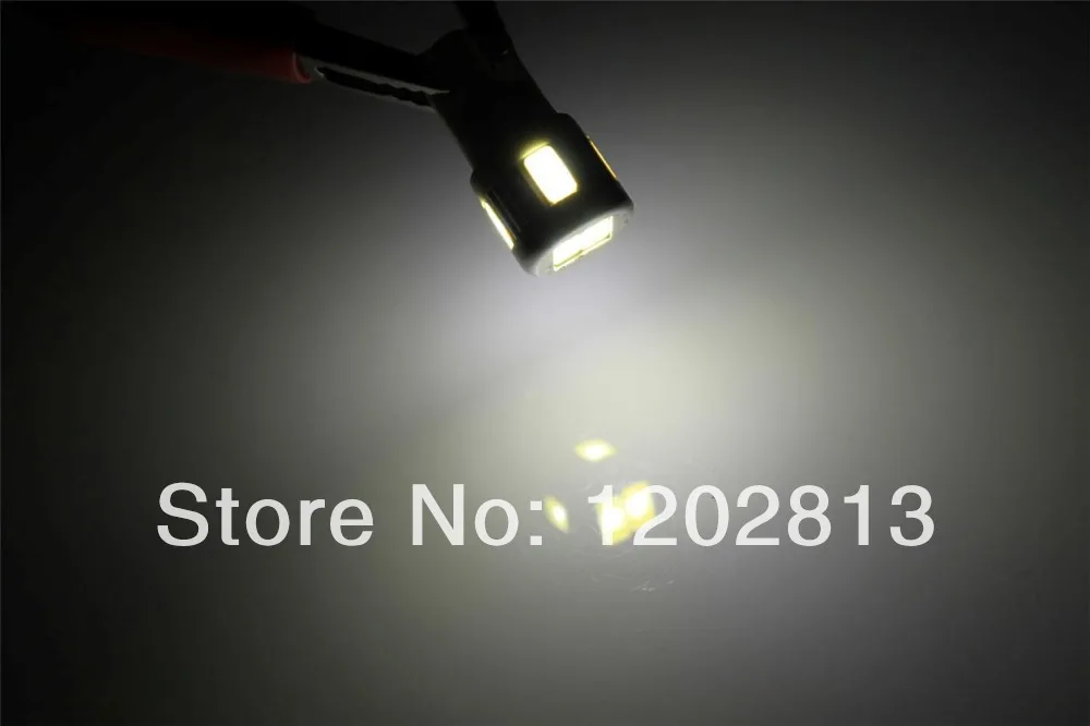 Free shipping Promoation 10PCS T10 194 Samsung chip High Power White LED Light Side/Indicator/License Bulb W5W Car Side Wedge