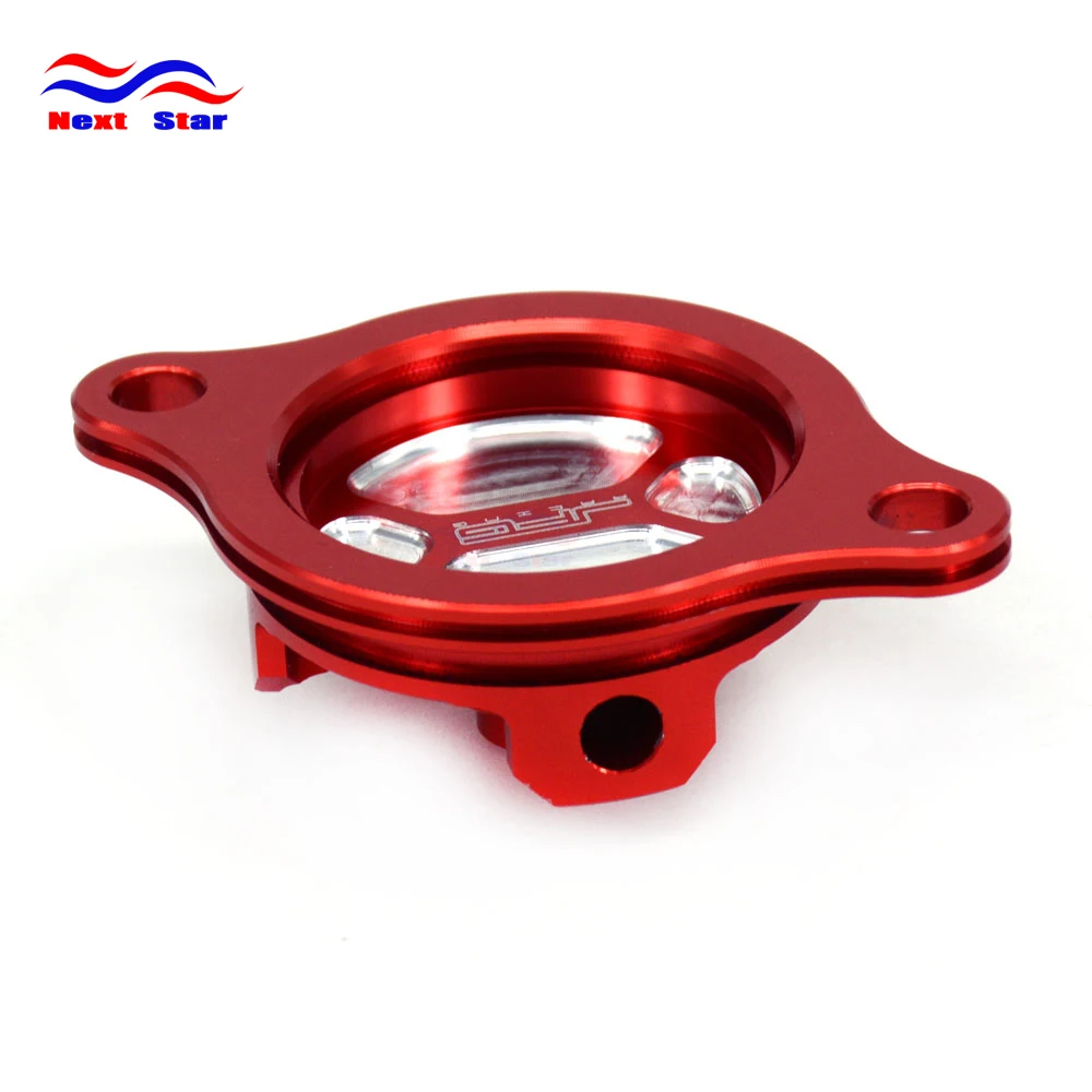 Motorcycle CNC Oil Filter Cap Cover For HONDA CRF450R 2002 2003 2004 2005 2006 2007 2008  CRF450X 2005-2017 CRF 450 450R 450X